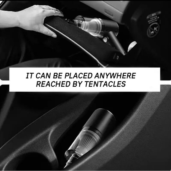 Combination Vacuum Cleaner USB Charging Car Household Vacuum Cleaner Small Car - Picture 5 of 6